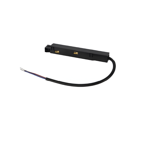 ALIMENTADOR EXTREMO IP20 NEGRO P/ RIEL